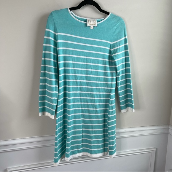 Tuckernuck Dresses & Skirts - Sail by Sable striped blue long sleeves mini dress size‎ XS tuckernuck preppy